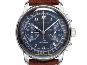 Zeppelin Chrono 7614-3 - Serie LZ 126 Los Angeles Zifferblatt
